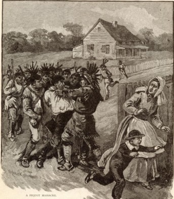 19th Century depiction of Colonial Indian attacks